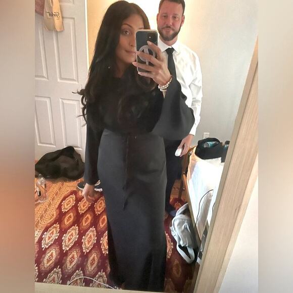 ✨marbl.✨Gamine Long Sleeve Dress - Picture 7 of 7